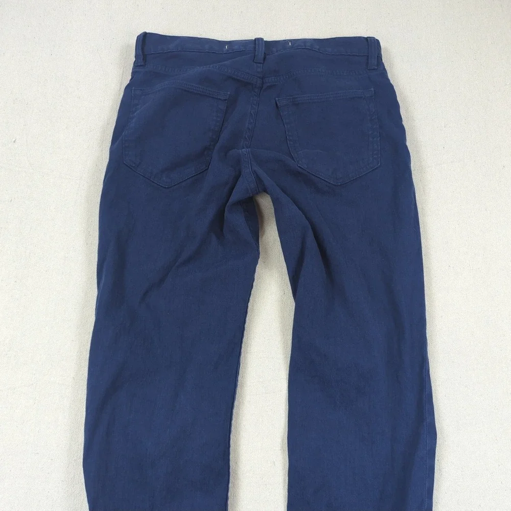 Banana‎ Republic Mens 30x32 Blue Pants Traveler Athletic Slim Fit Golf Stretch